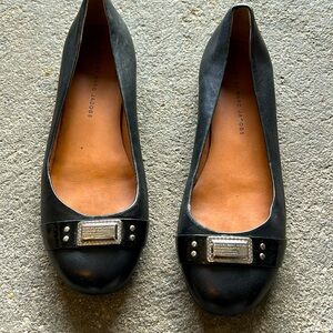 Marc by Marc Jacob’s black leather ballet flats